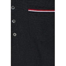 Gray Cotton Polo Shirt