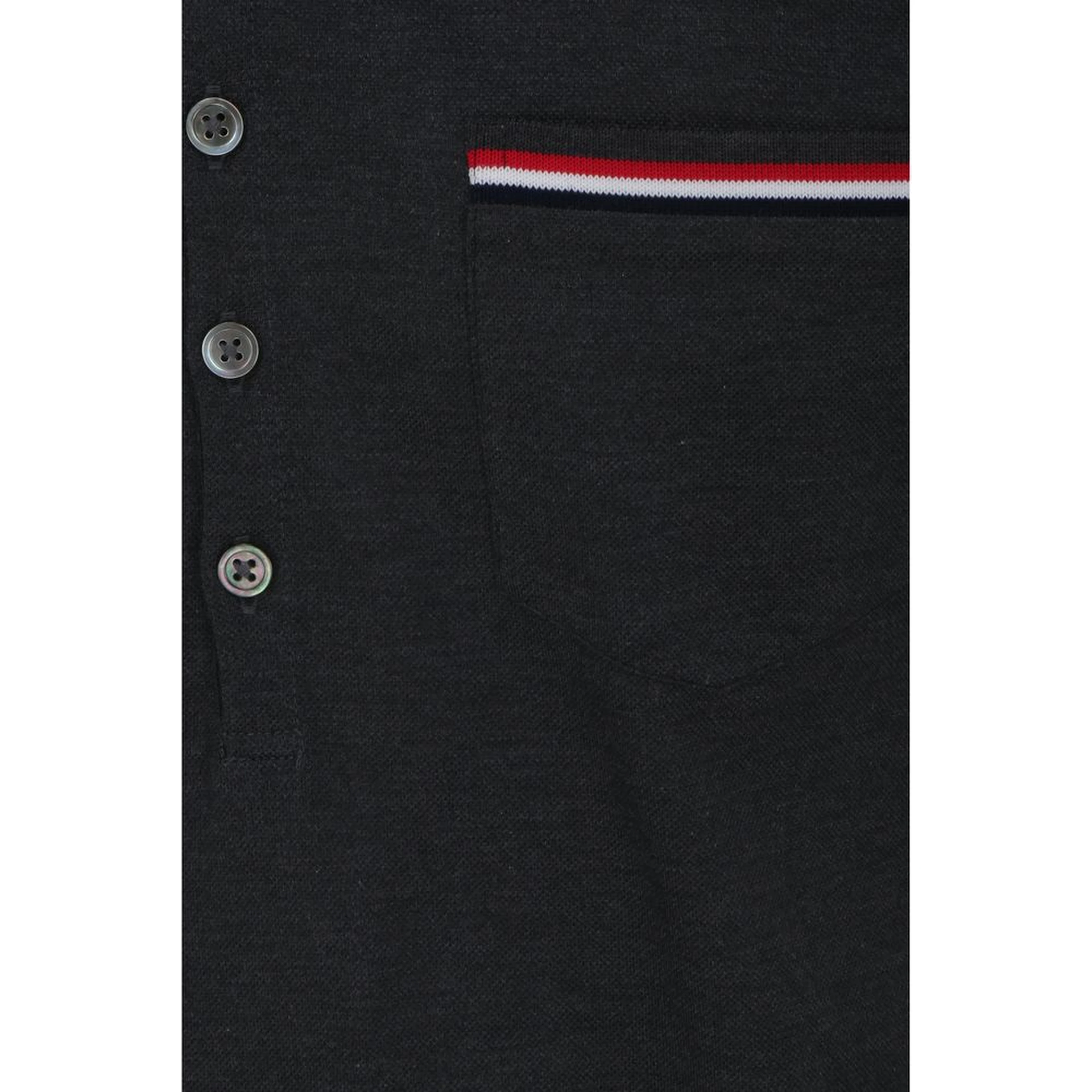 Gray Cotton Polo Shirt