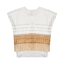 BLUSA CON SCOLLO A V
