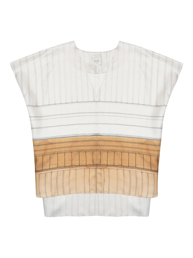 BLUSA CON SCOLLO A V