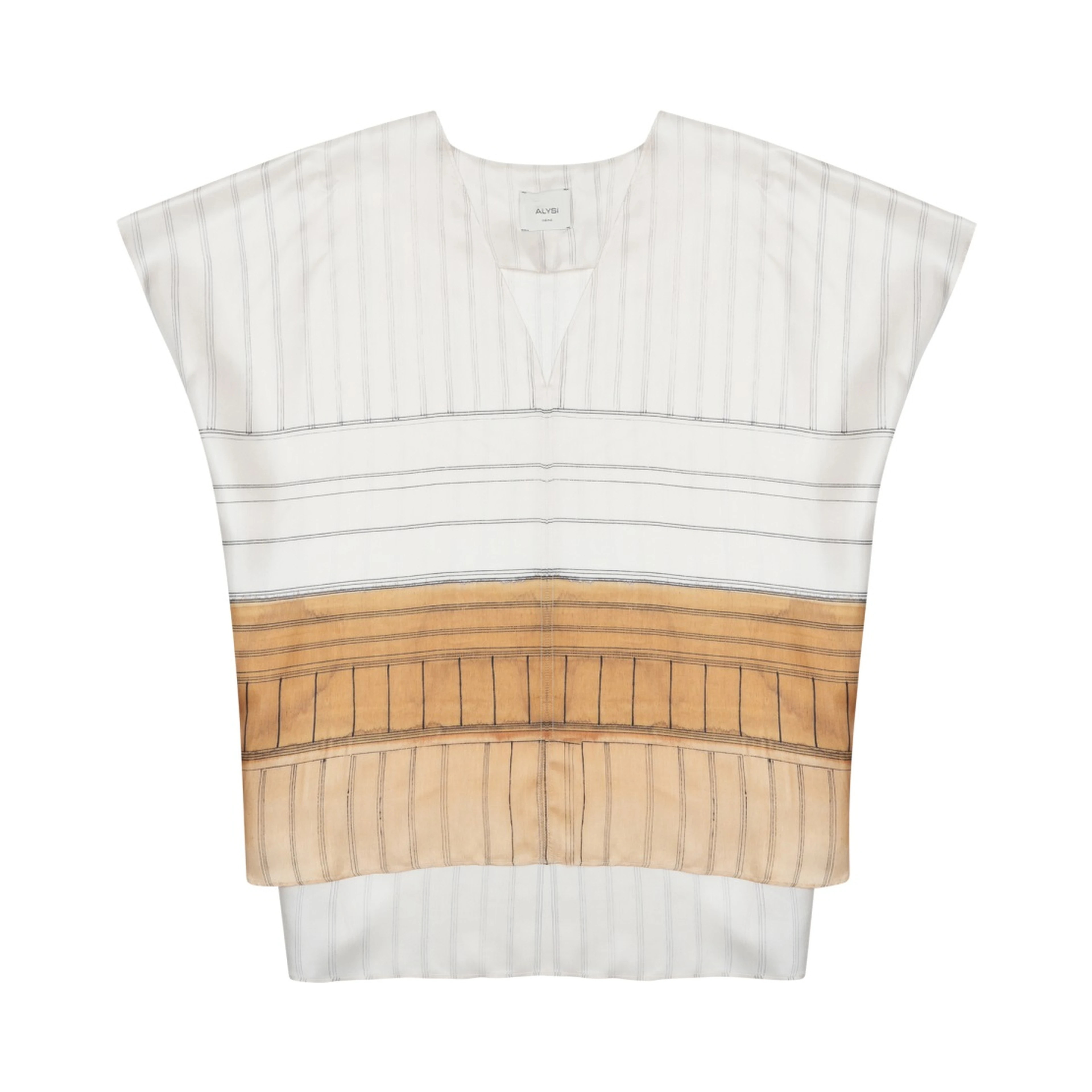 BLUSA CON SCOLLO A V