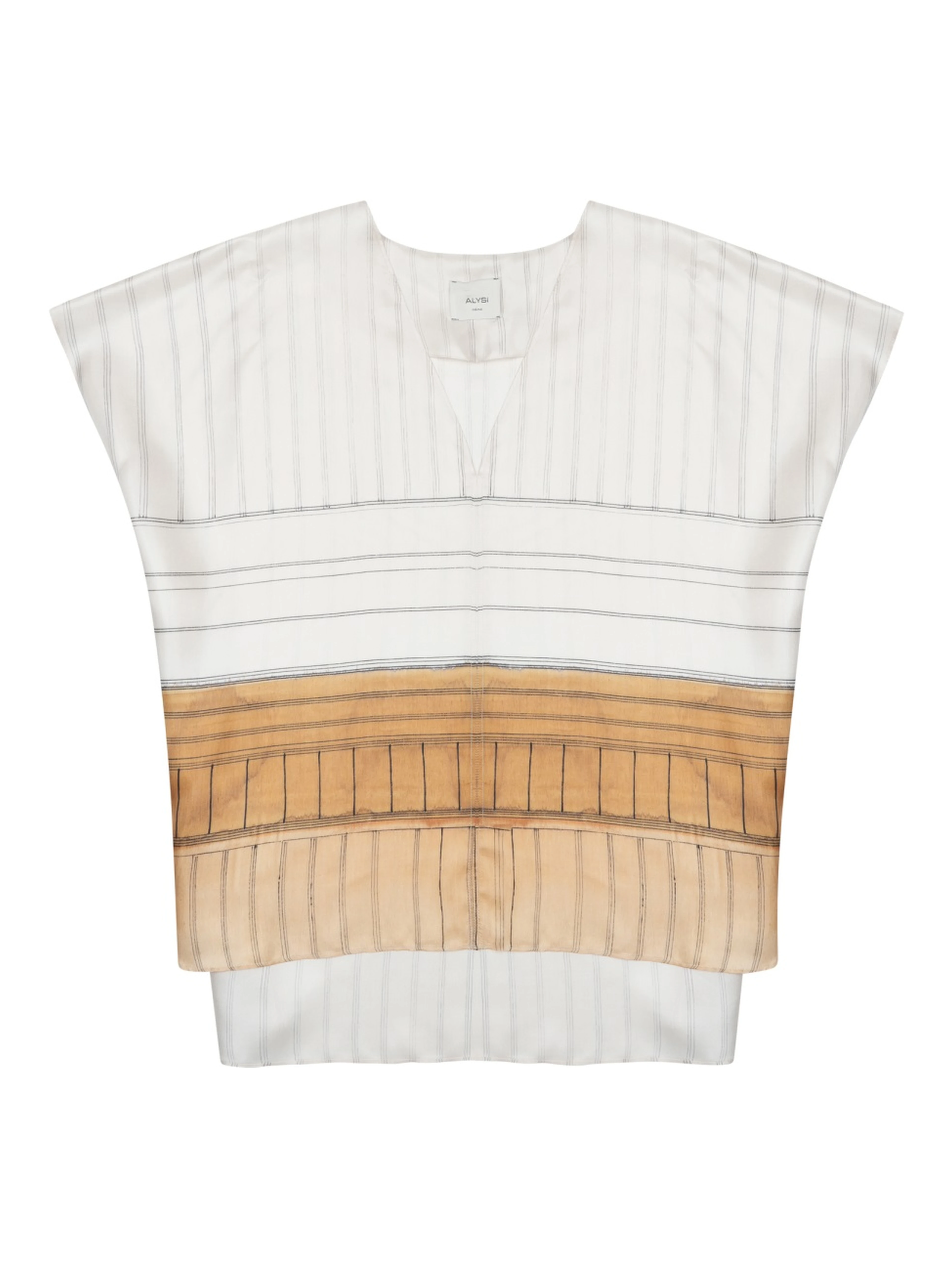 BLUSA CON SCOLLO A V