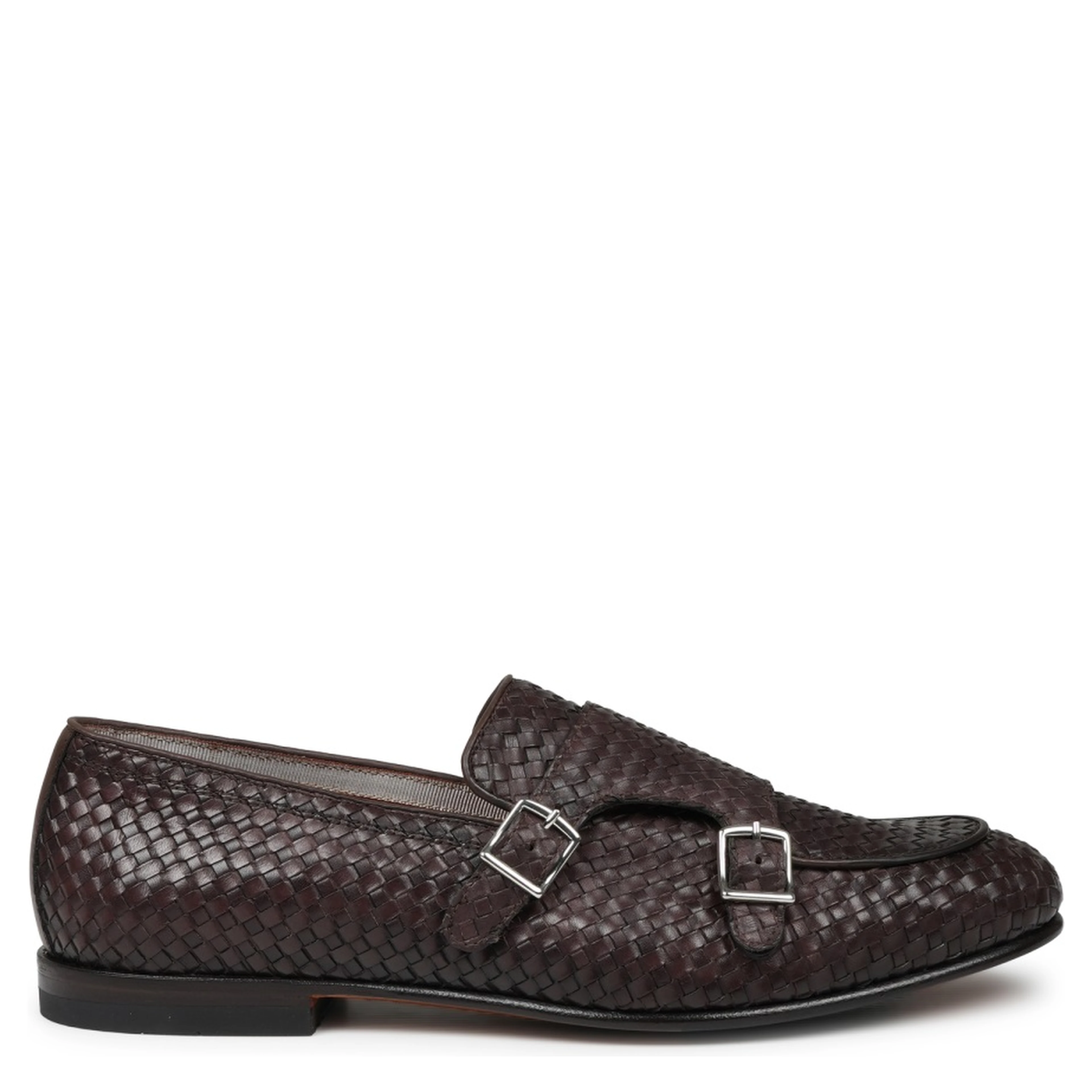 MOCASSINO IN PELLE INTRECCIATA