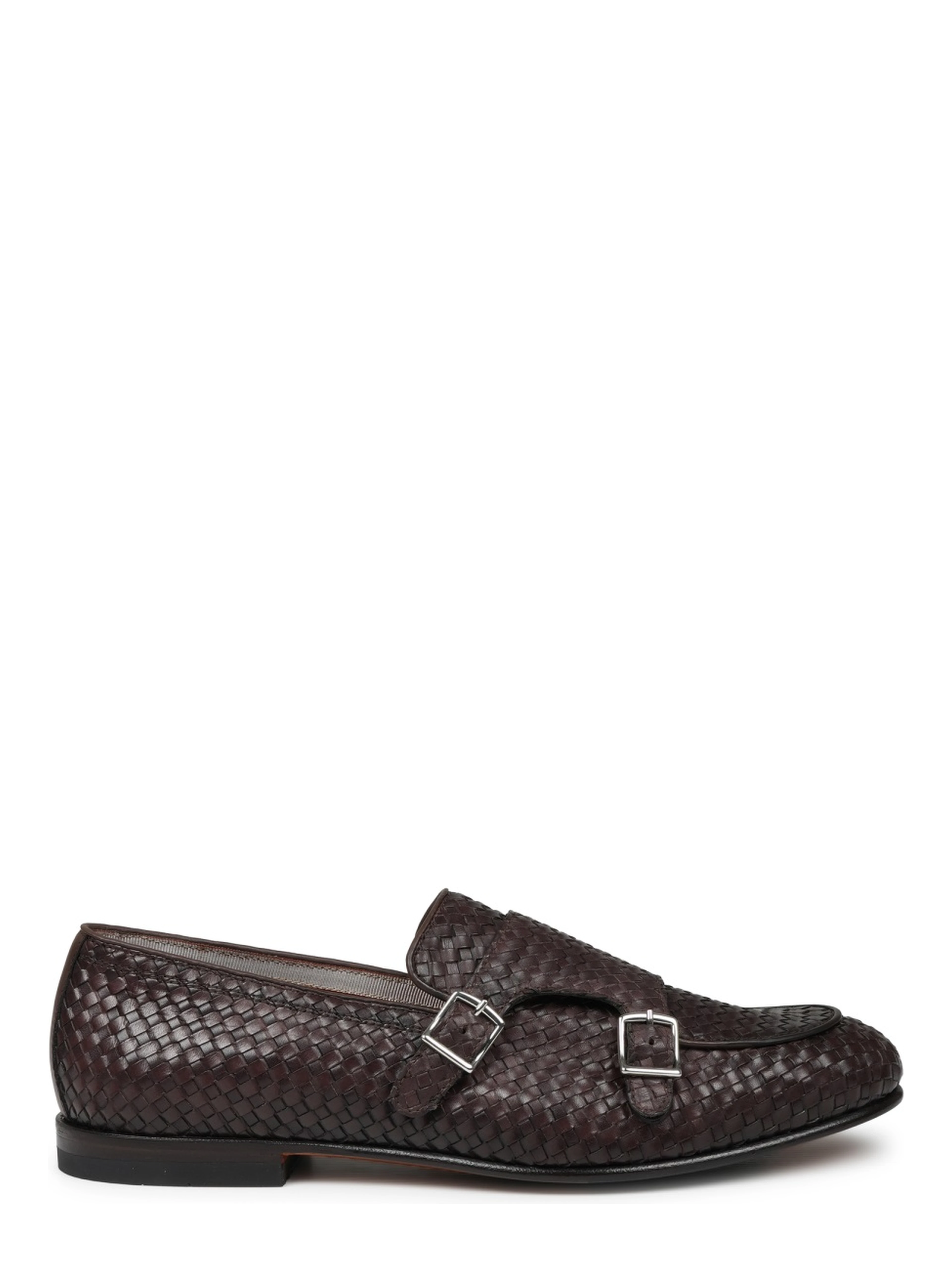 MOCASSINO IN PELLE INTRECCIATA