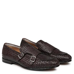 MOCASSINO IN PELLE INTRECCIATA