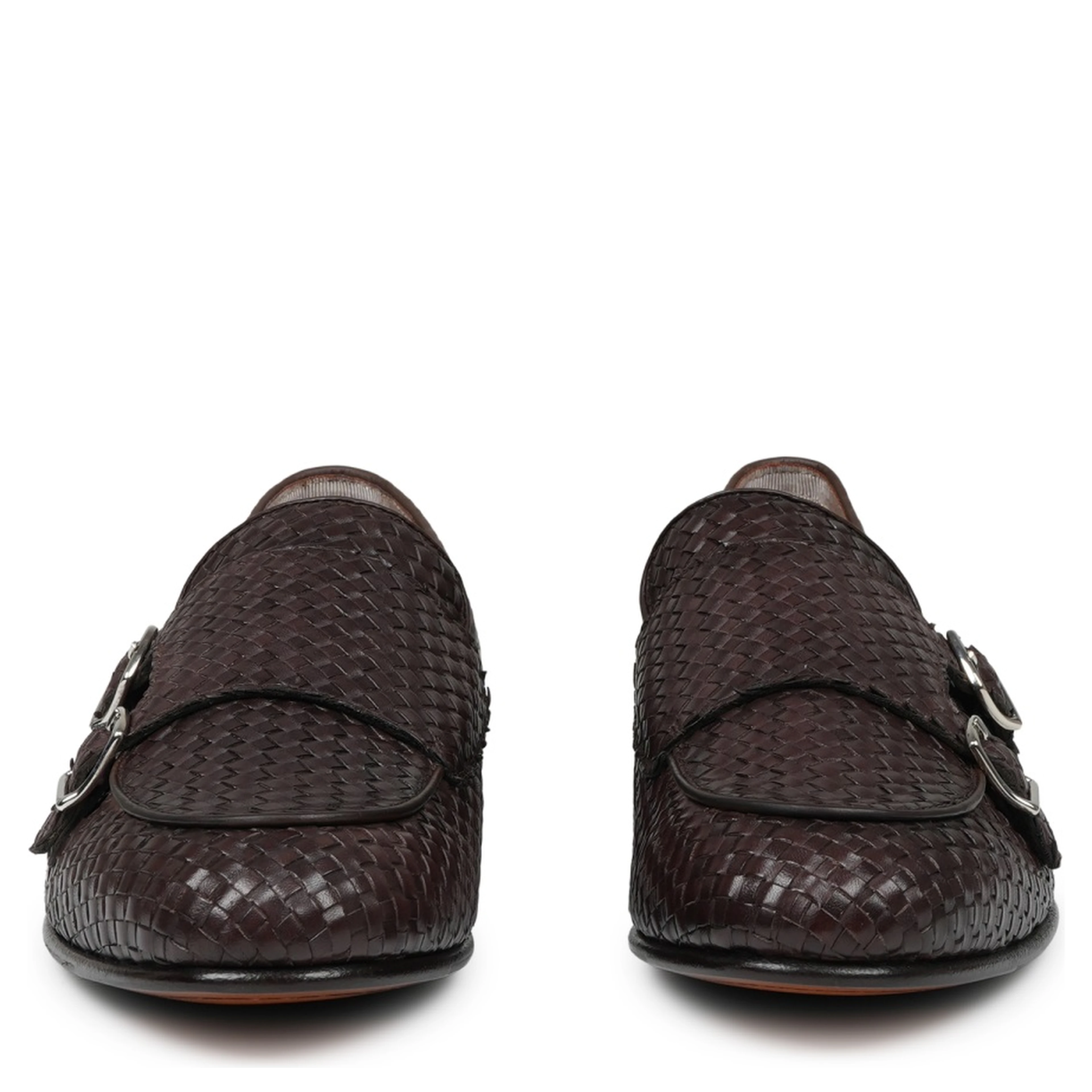 MOCASSINO IN PELLE INTRECCIATA