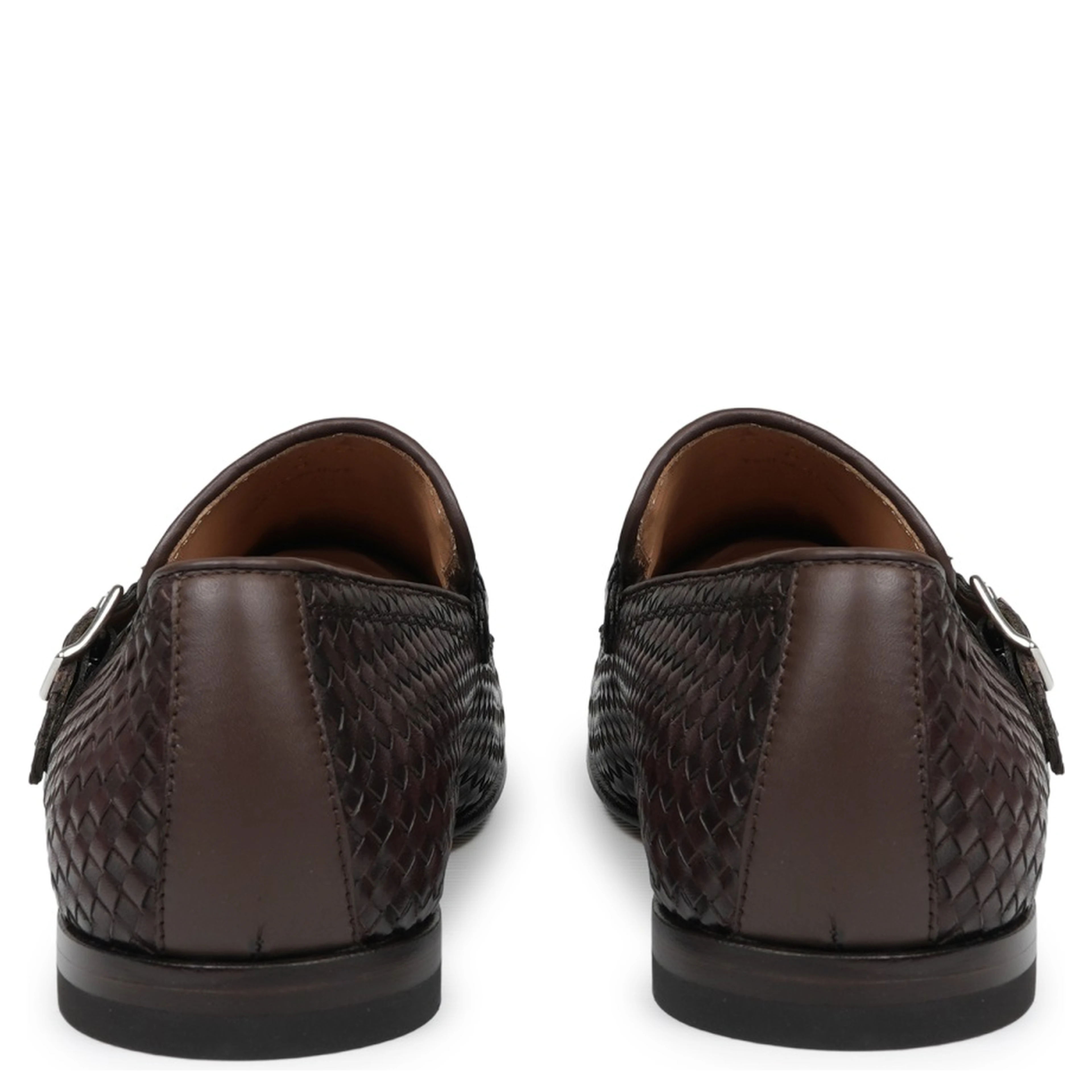MOCASSINO IN PELLE INTRECCIATA