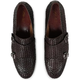 MOCASSINO IN PELLE INTRECCIATA