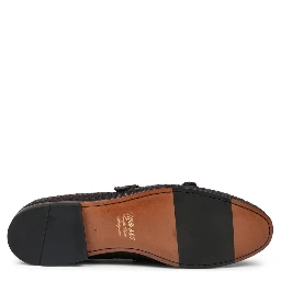 MOCASSINO IN PELLE INTRECCIATA