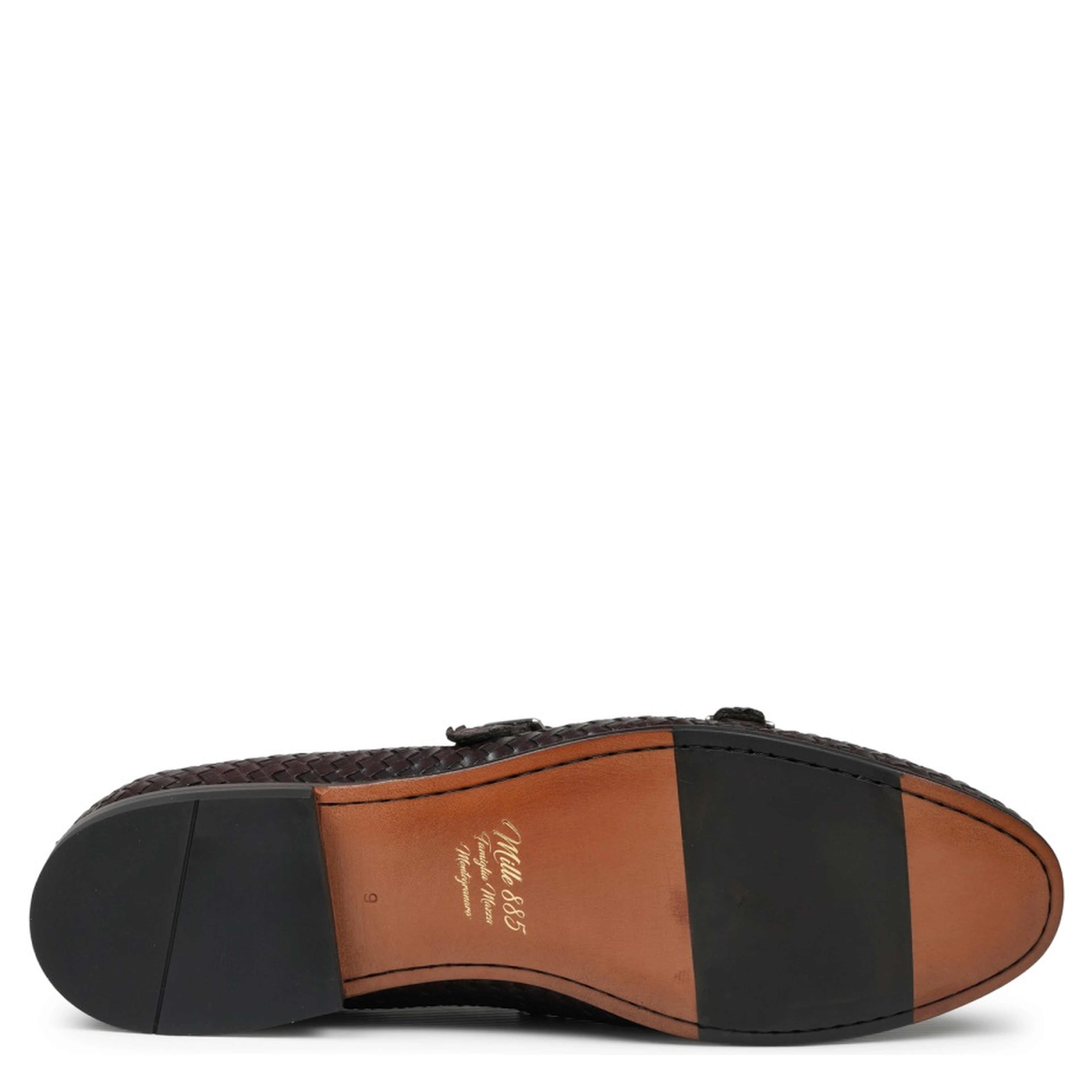 MOCASSINO IN PELLE INTRECCIATA