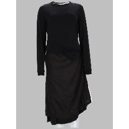 ABITO MIDI CON DRAPPEGGIO