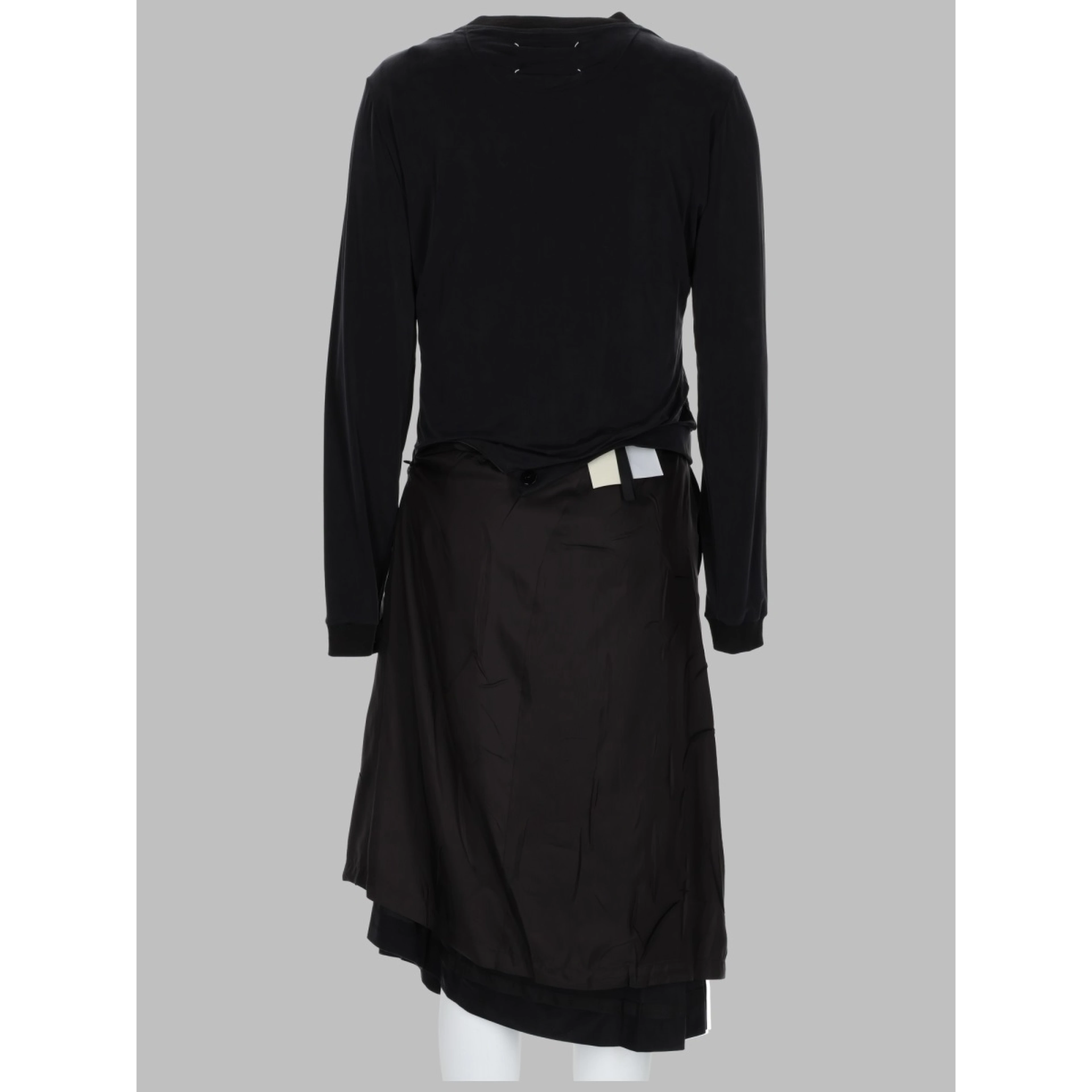 ABITO MIDI CON DRAPPEGGIO