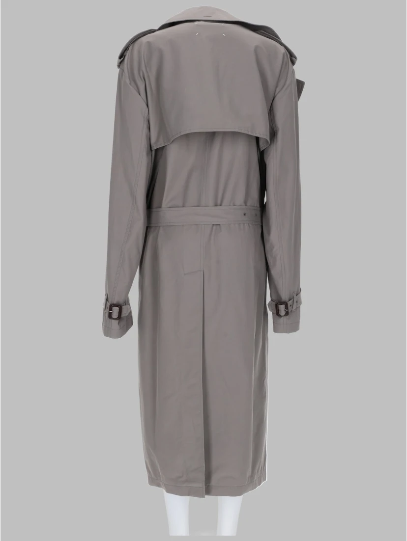 TRENCH CON COLLETTO RIPIEGATO