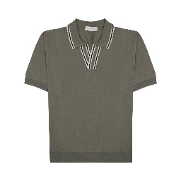 POLO IN SETA MISTO COTONE
