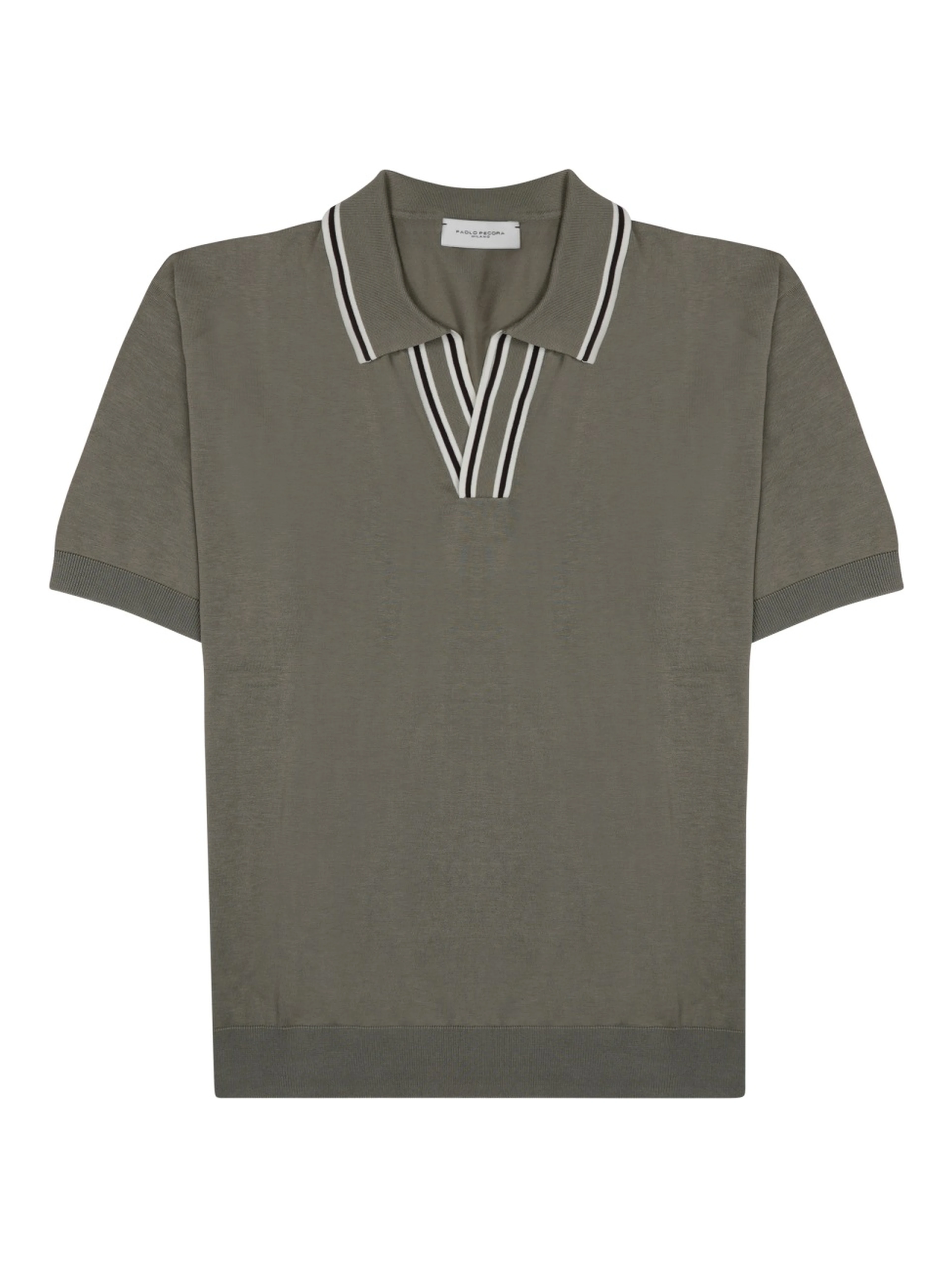 POLO IN SETA MISTO COTONE