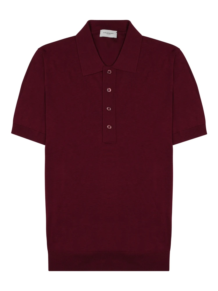 POLO IN SETA MISTO COTONE