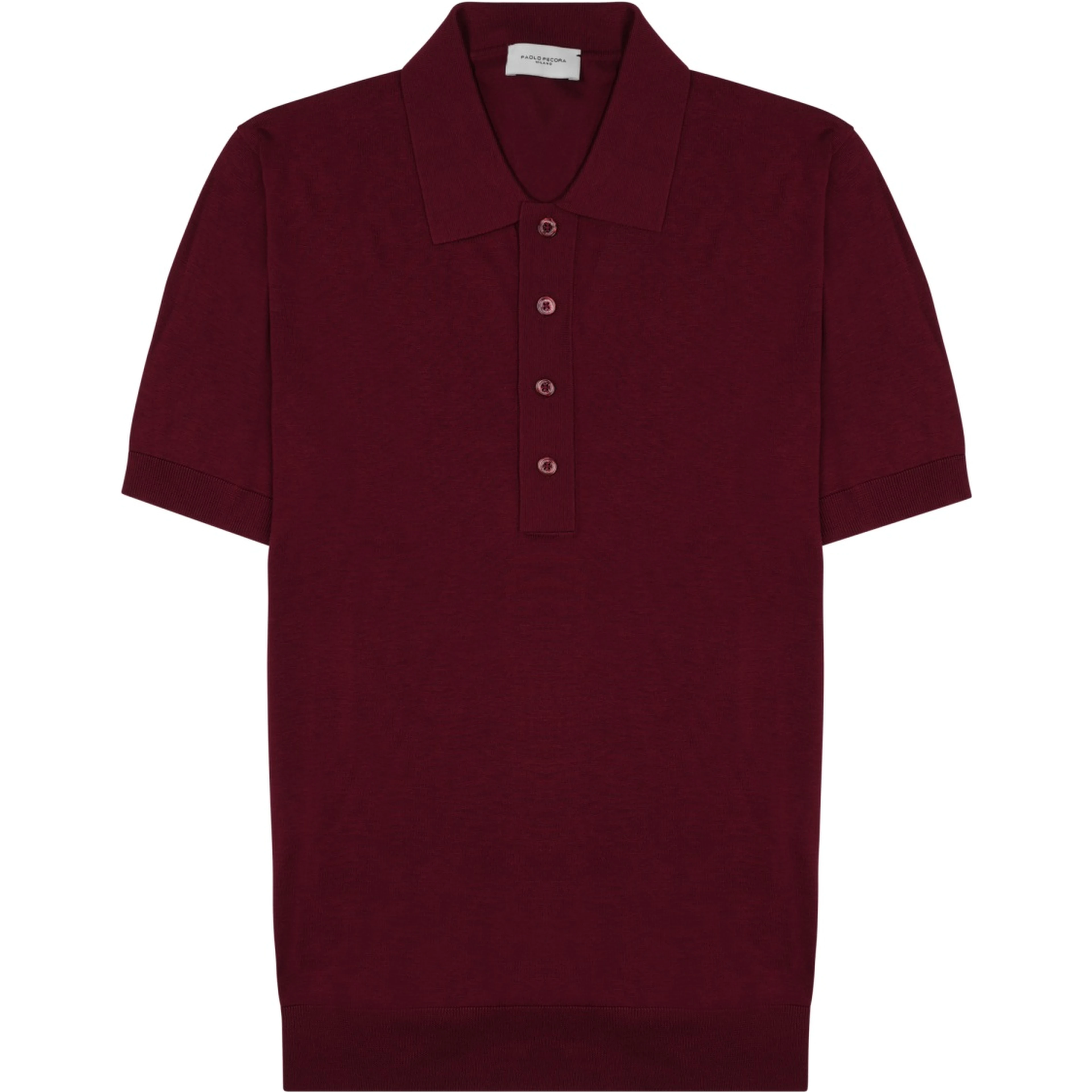 POLO IN SETA MISTO COTONE