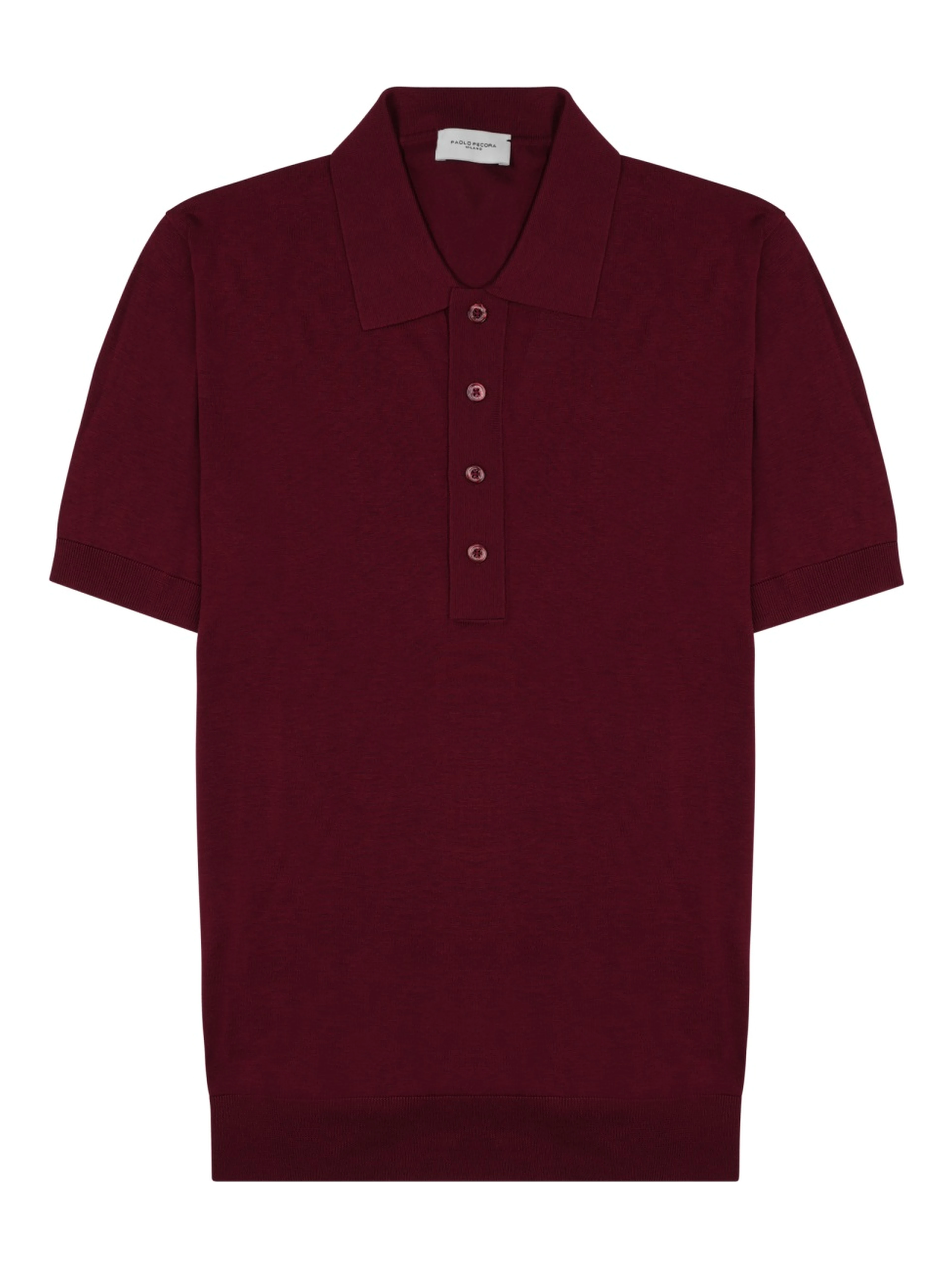 POLO IN SETA MISTO COTONE