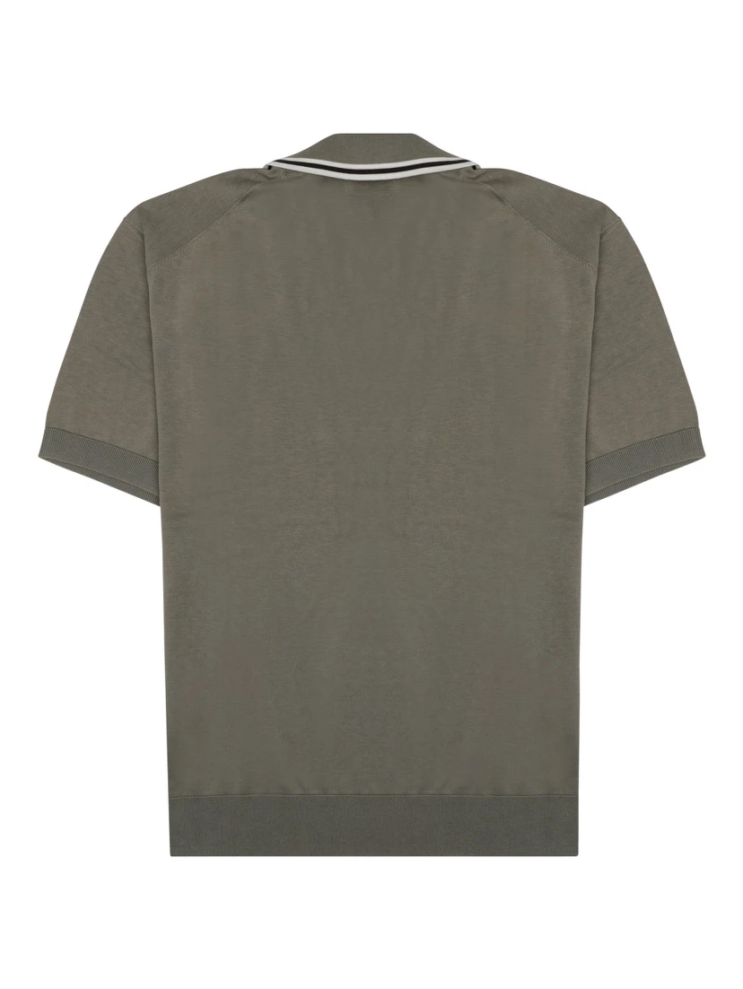 POLO IN SETA MISTO COTONE
