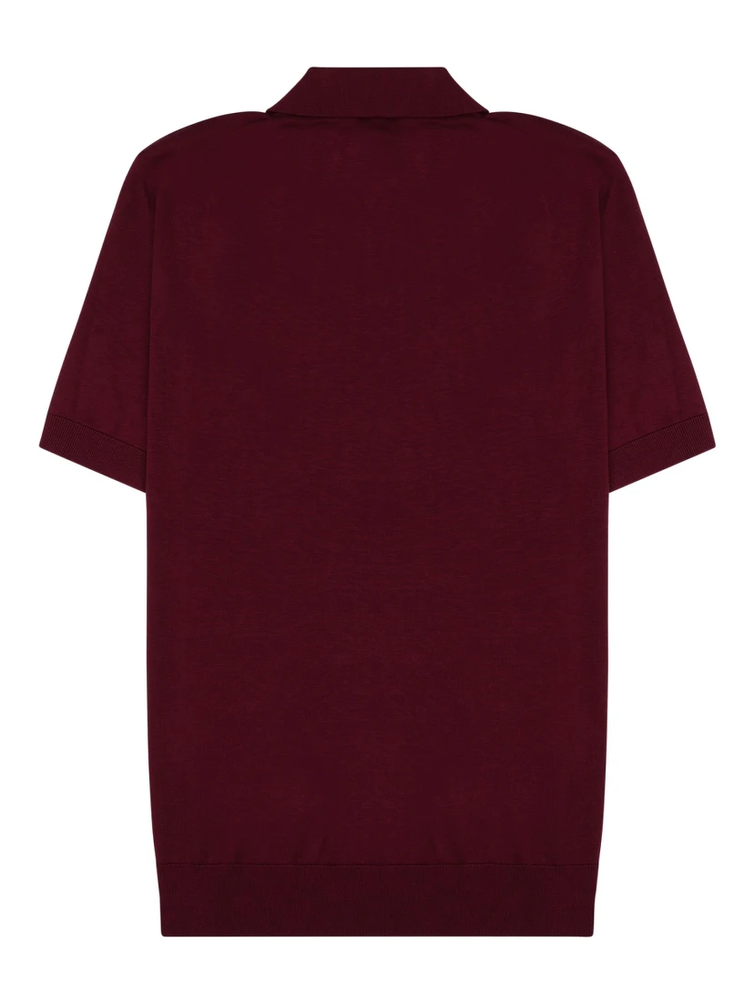 POLO IN SETA MISTO COTONE