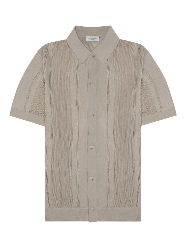 CAMICIA IN MAGLIA DI SETA E COTONE