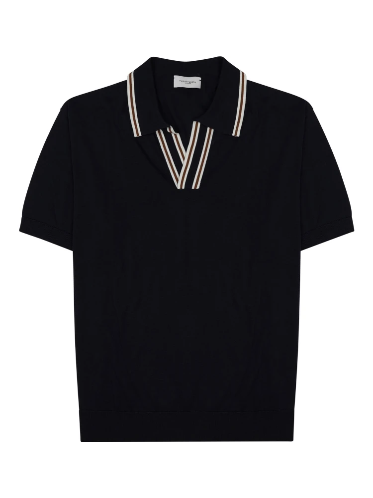 POLO IN SETA MISTO COTONE