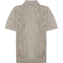CAMICIA IN MAGLIA DI SETA E COTONE