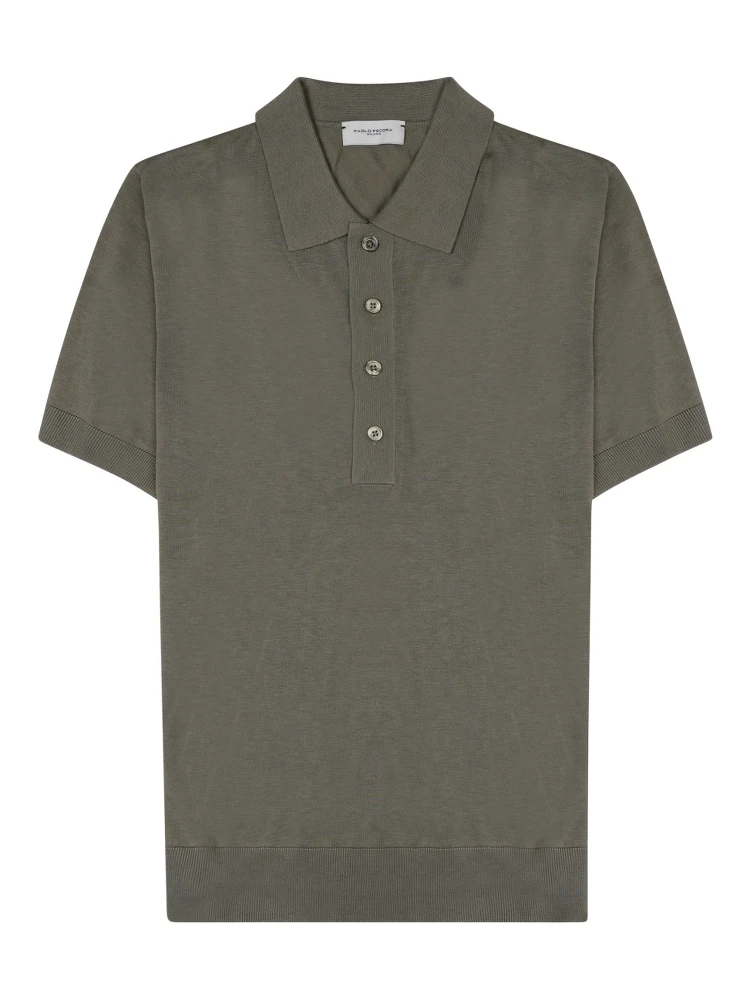 POLO IN SETA MISTO COTONE