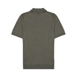 POLO IN SETA MISTO COTONE
