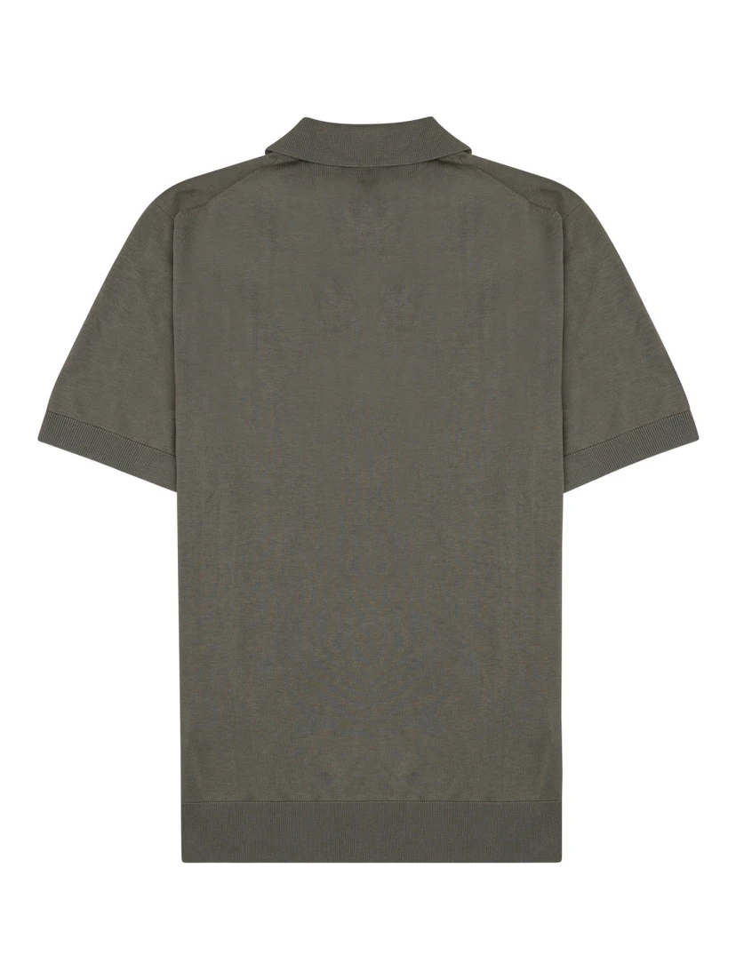 POLO IN SETA MISTO COTONE