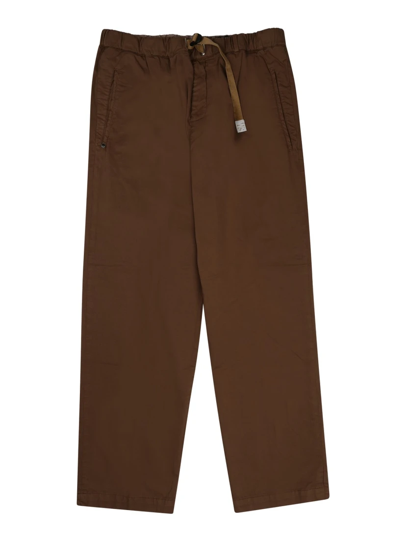 PANTALONE IN COTONE CON CINTURA