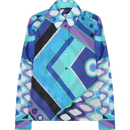 CAMICIA IN COTONE CON STAMPA VIVARA