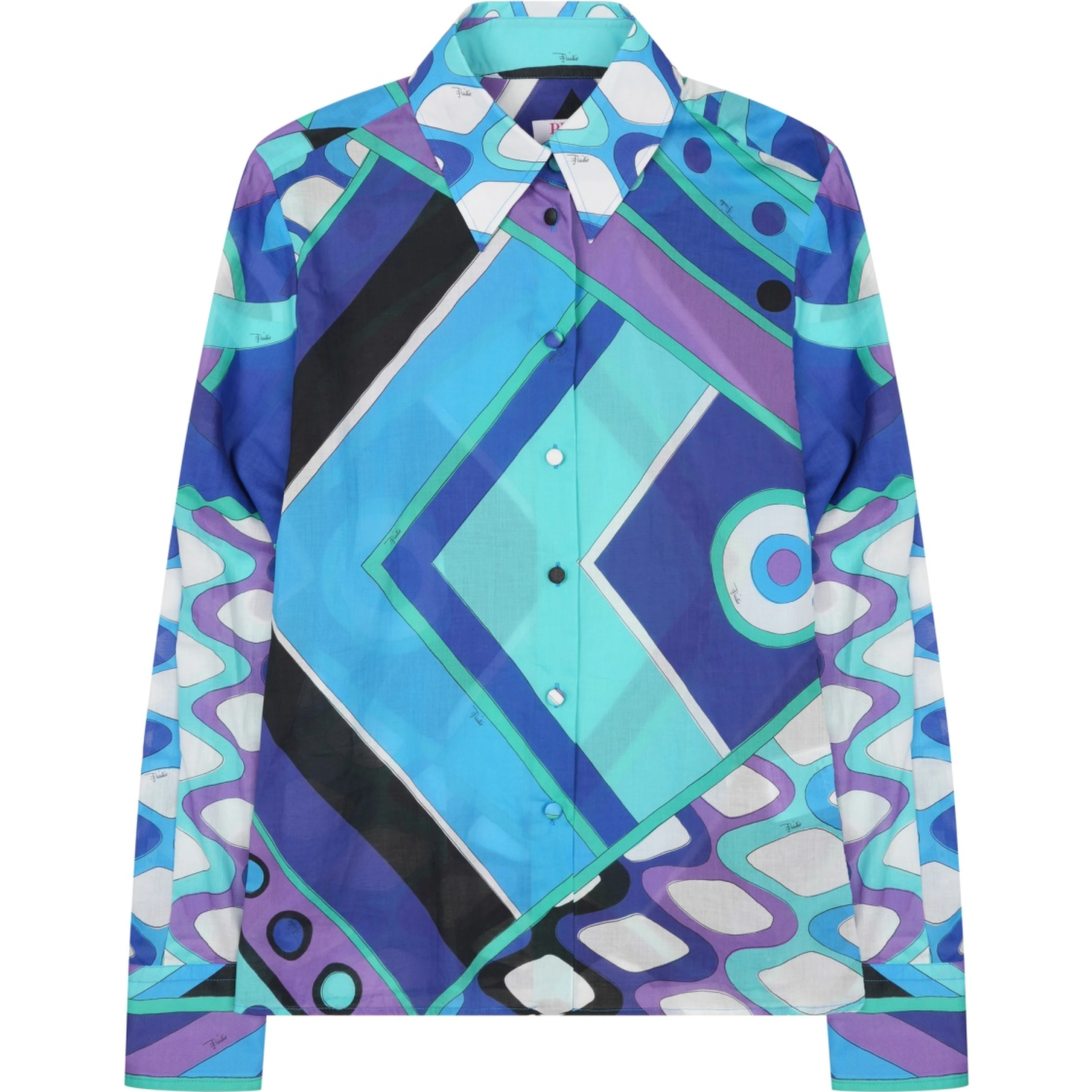 CAMICIA IN COTONE CON STAMPA VIVARA
