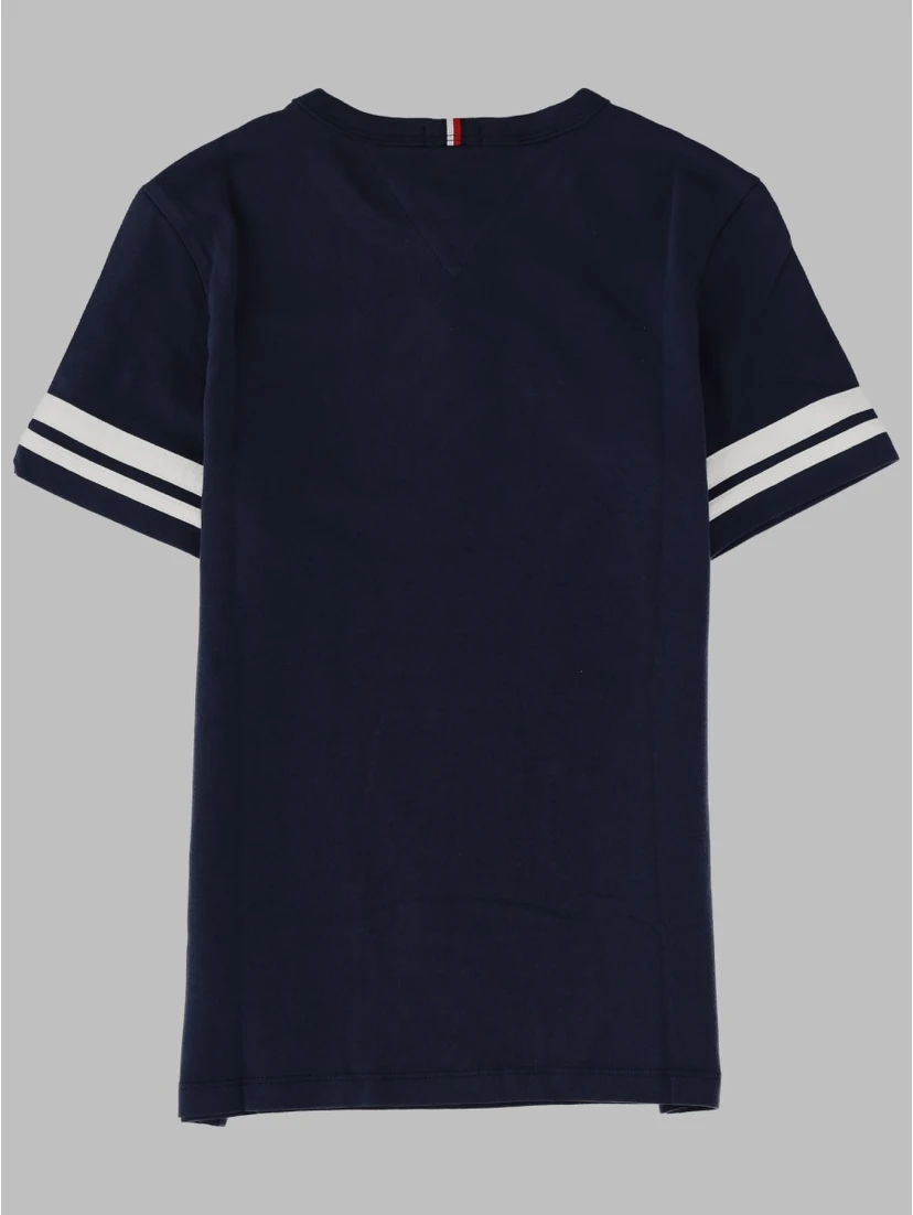 CONTRAST SLEEVE DETAIL TEE S/S