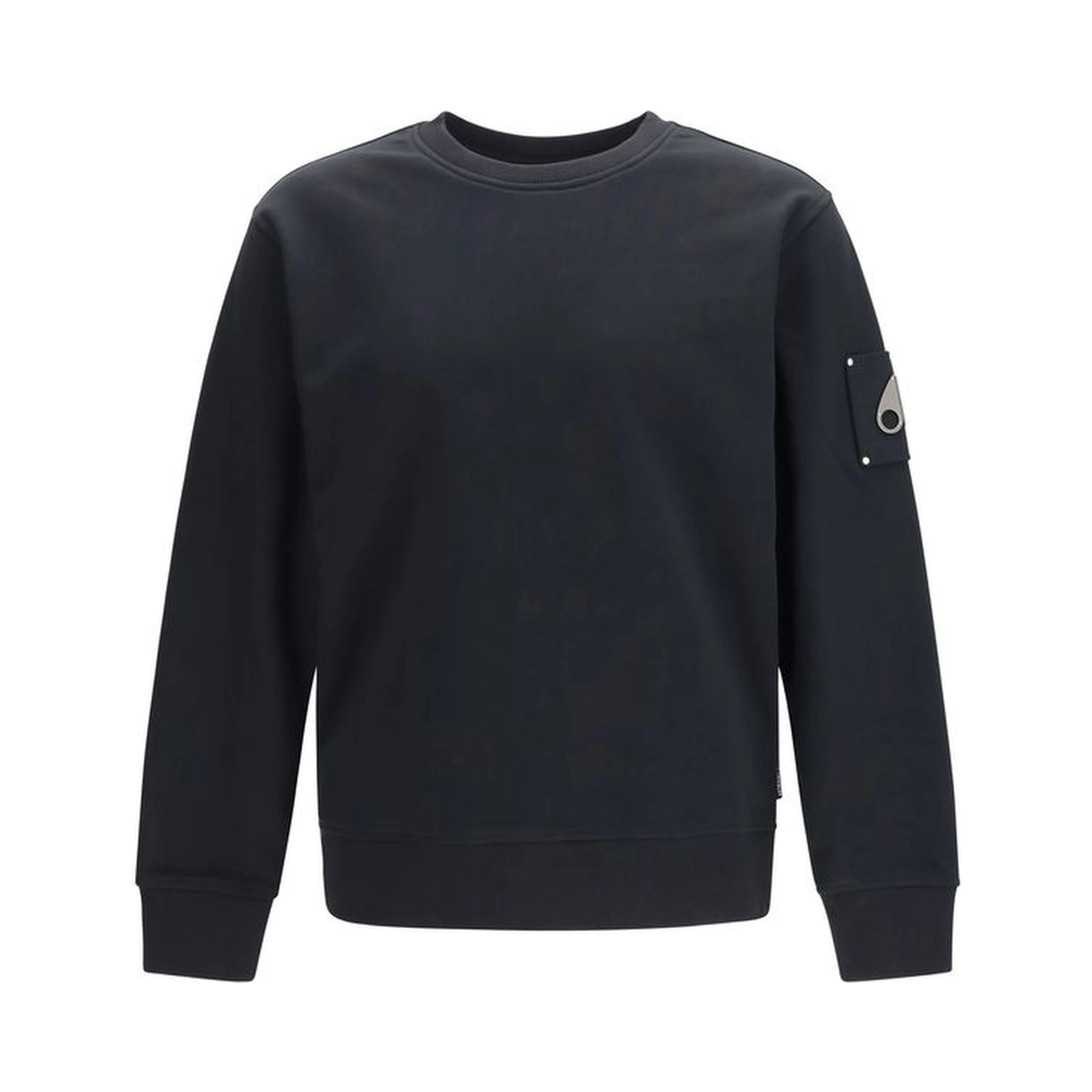 Black Cotton Sweatshirt