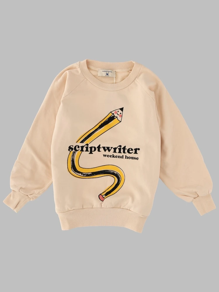 scripwriter sweatshirt
with pockets