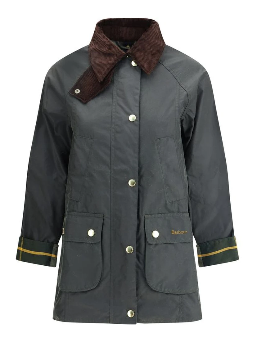 Bicolor Cotton Coat