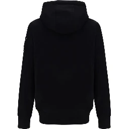 Black Polyester Hoodie