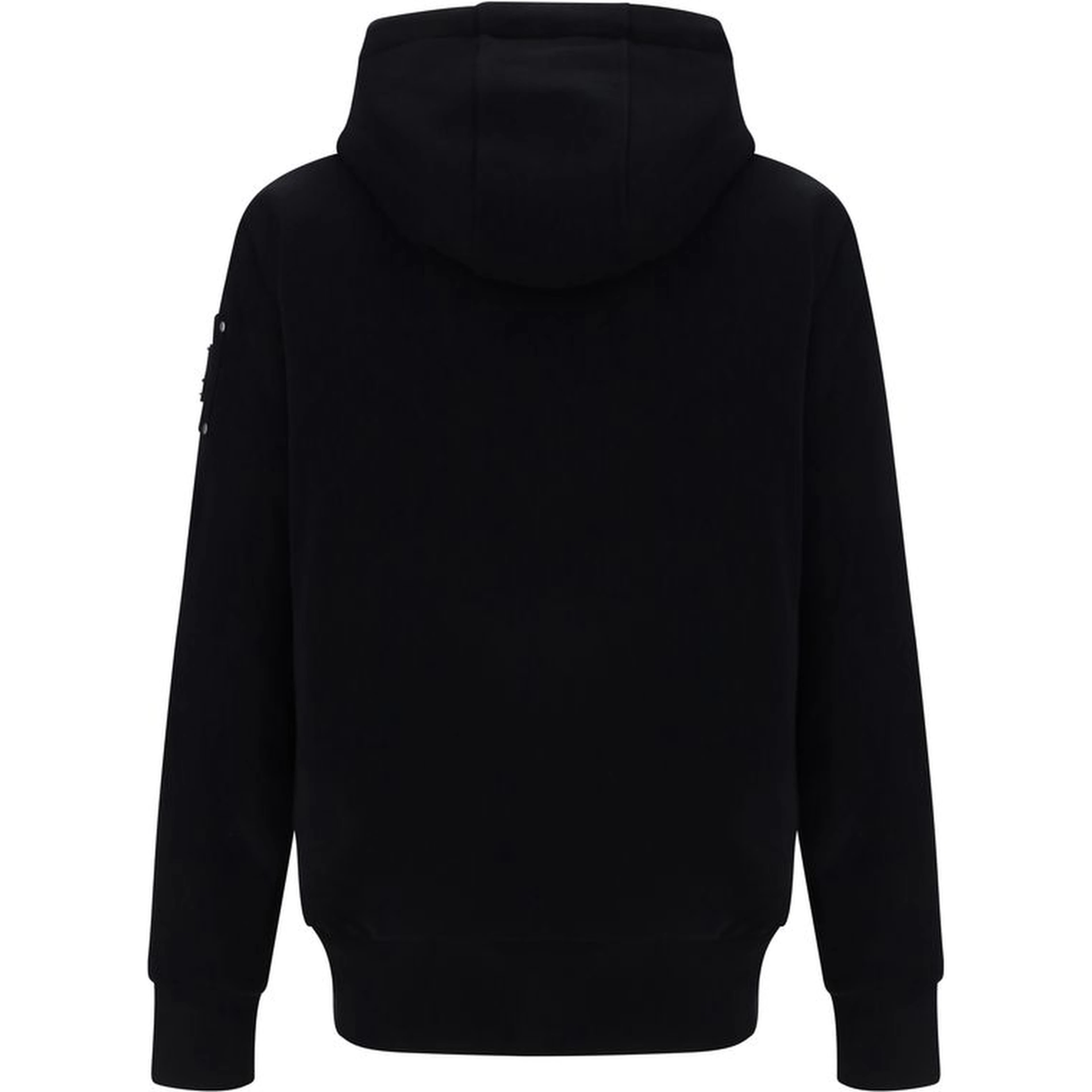 Black Polyester Hoodie