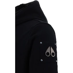 Black Polyester Hoodie