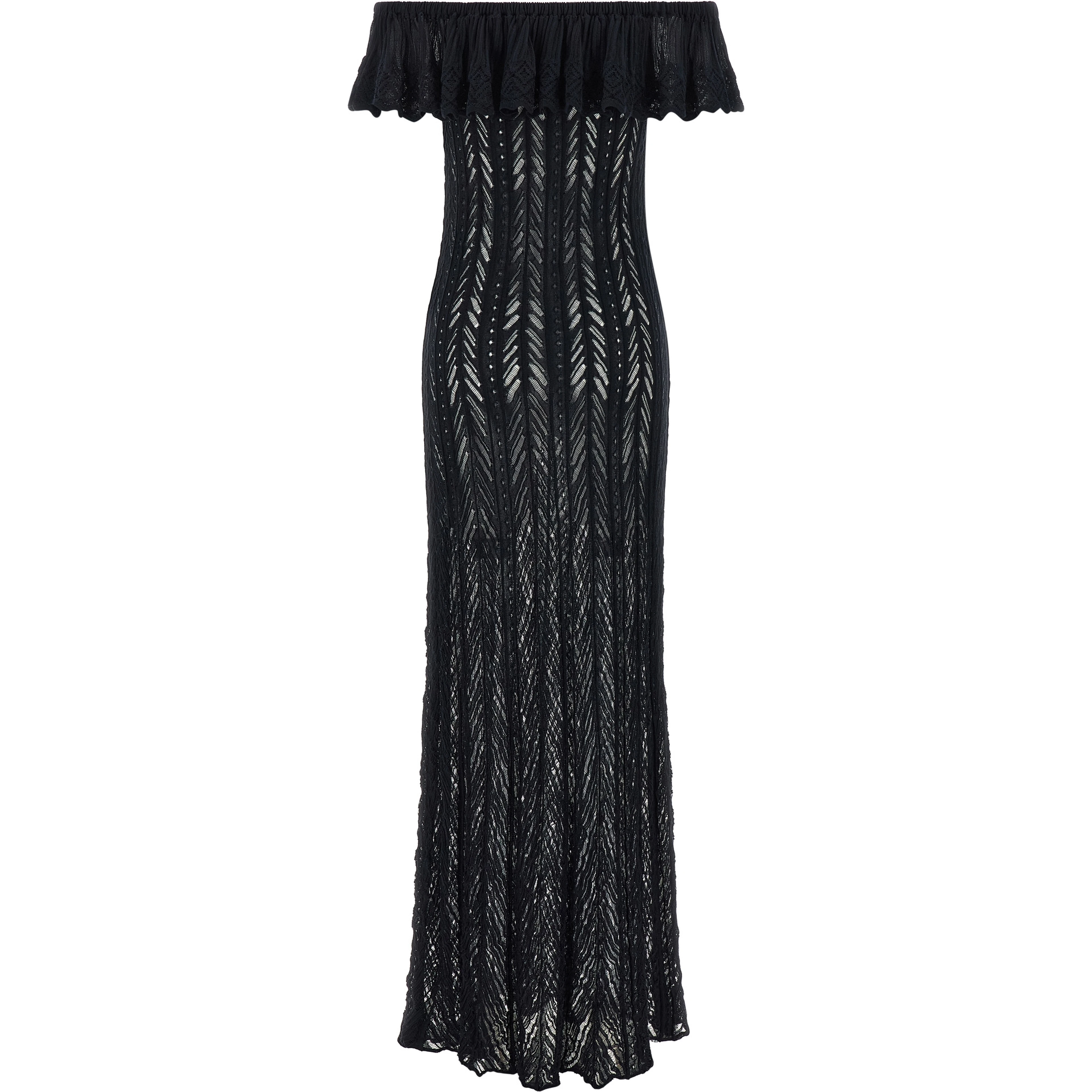 Blue Cotton Long Dress