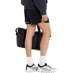 Black And White Synthetic Athletic Sneakers
