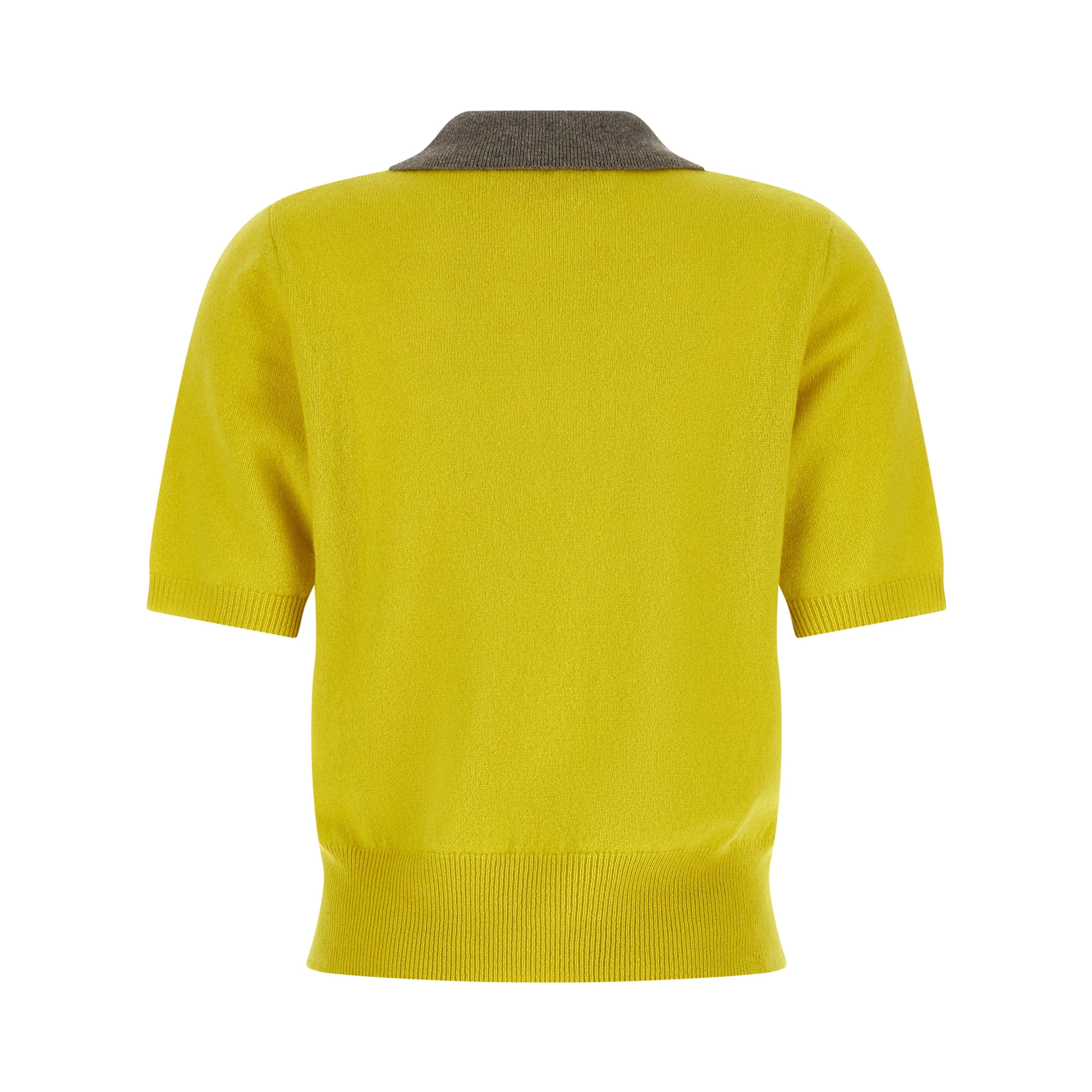 Bicolor Cashmere Polo Shirt