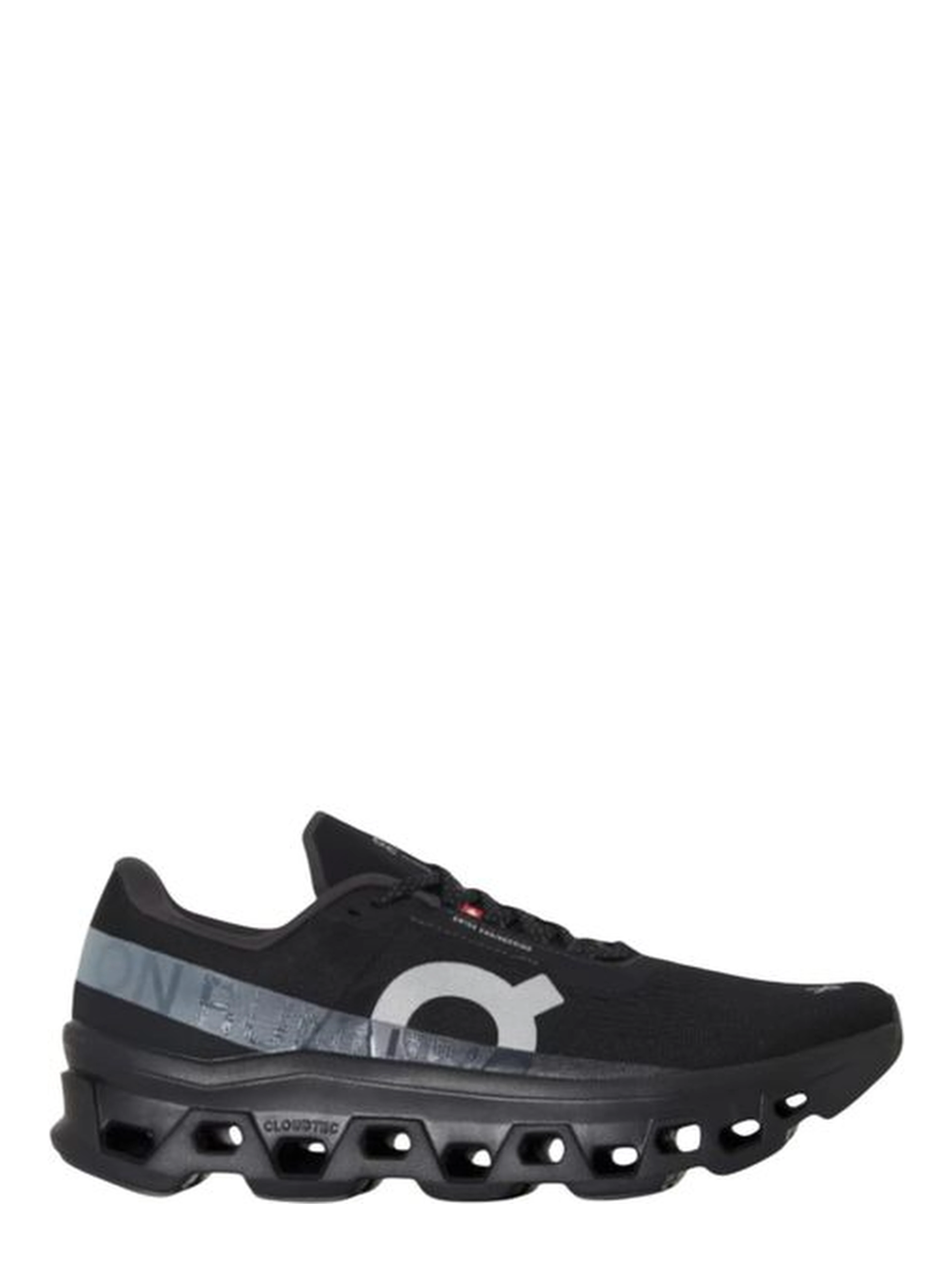Black Synthetic Athletic Sneakers
