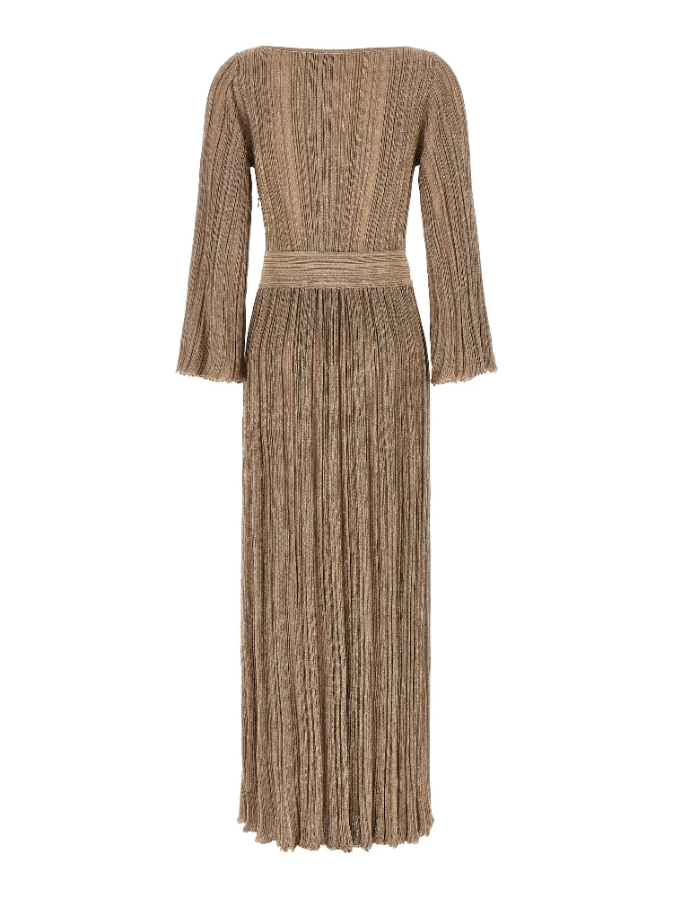 Gold Viscose Long Dress alternative