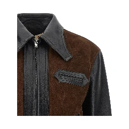 Black Calfskin Leather Jacket