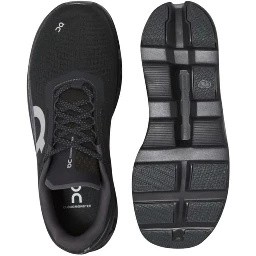 Black Synthetic Athletic Sneakers