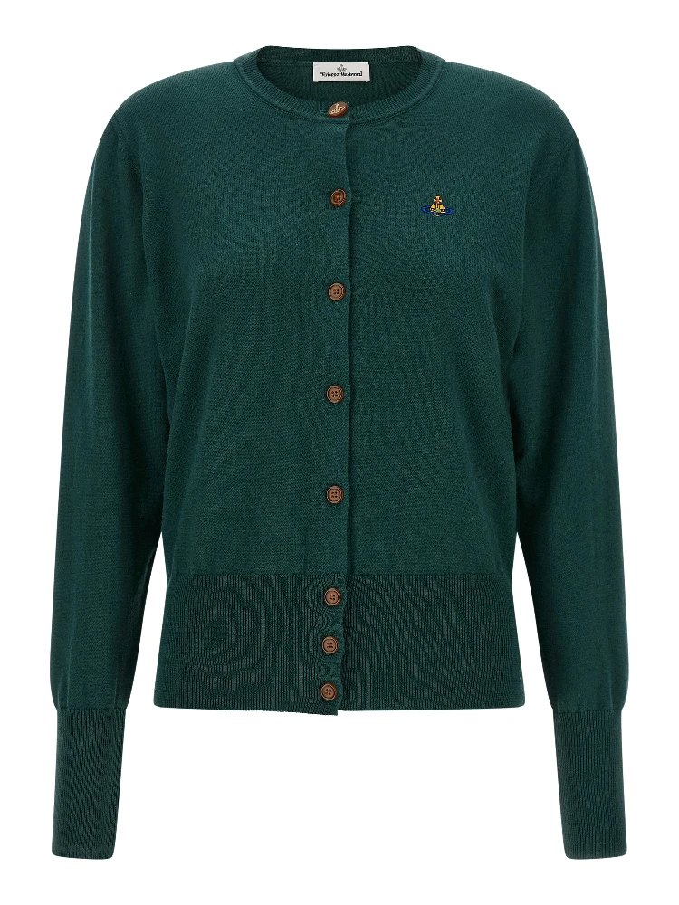 Bicolor Cotton Cardigan