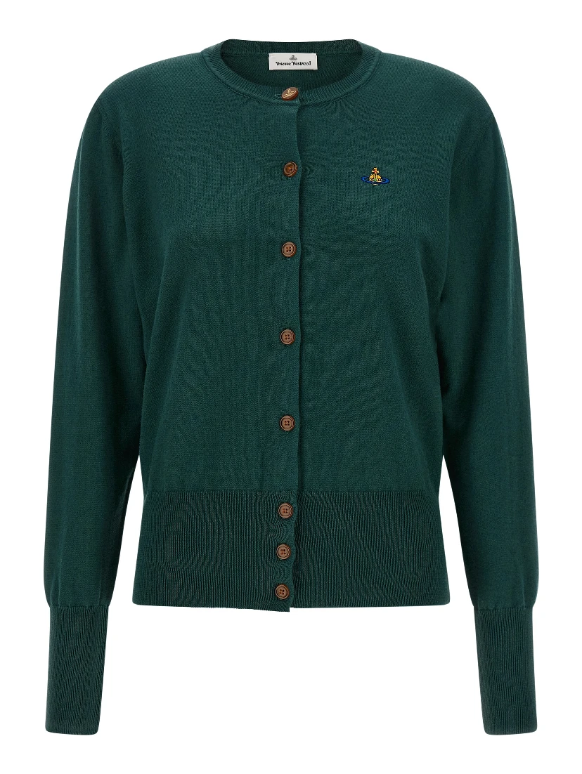 Bicolor Cotton Cardigan