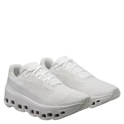 White Synthetic Athletic Sneakers